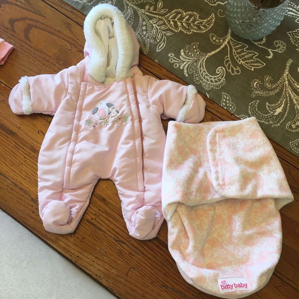 Bitty Baby Set Snowsuit Swaddler